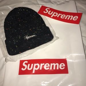 supreme colored speckle beanie